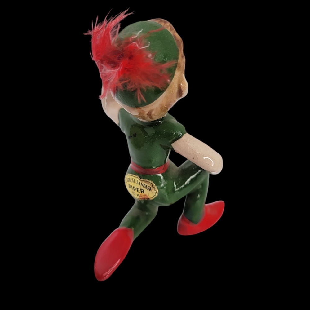 Rare 1955 Kreiss Peter Pan Figurines Disney Sprite Elf Christmas Pixies Set Of 4 - Picture 8 of 11
